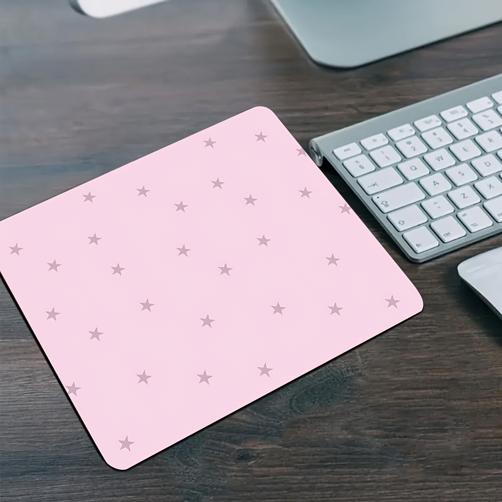 Accessories Laptop - Roze Star muismat antislip schattige bureaumat