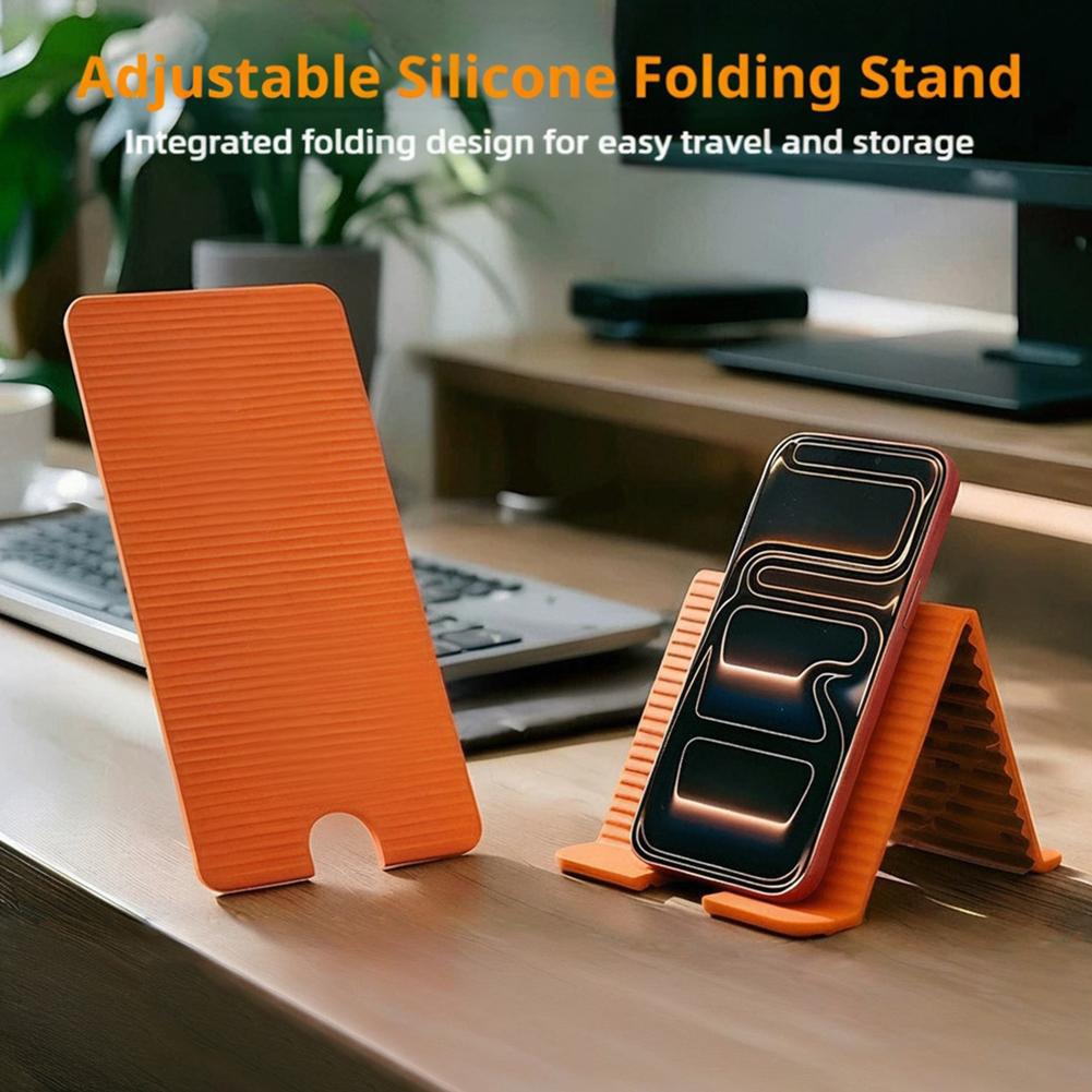Laptop Accessories For Office - Flexibele opvouwbare siliconen telefoonhouder voor iPhone,