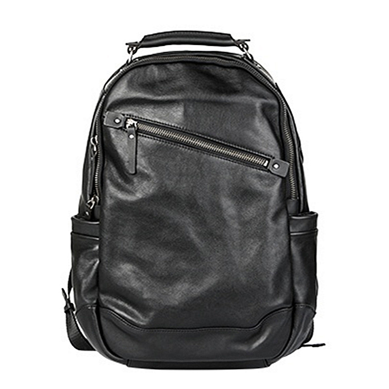 Laptop Accessories Women - Echt leer grote capaciteit herenrugzak schooltas