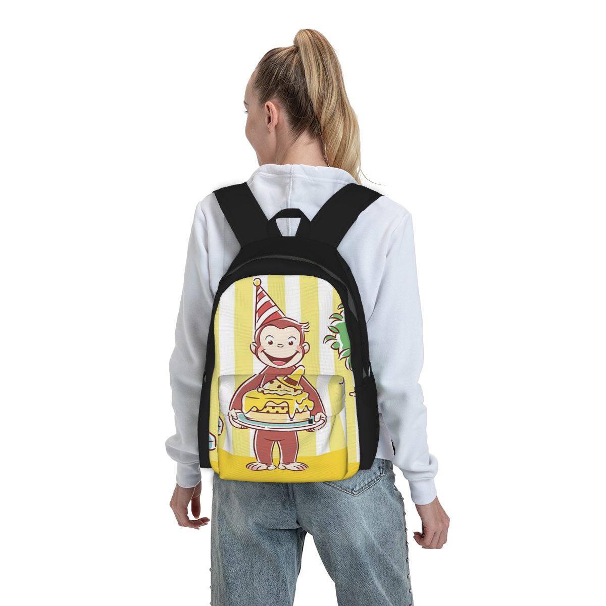 Laptop Accessories Women - George The Curious Monkey Rugzak Studentenboekentas