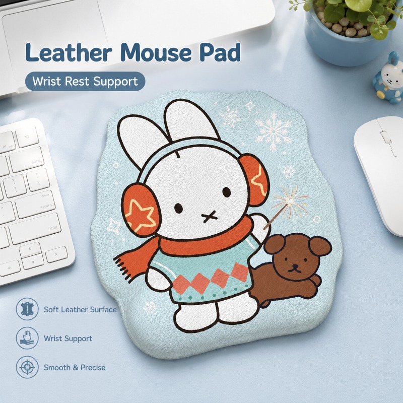 Anime Miffy Lederen Muismat me - Laptop Accessories For Office recensie en prijs