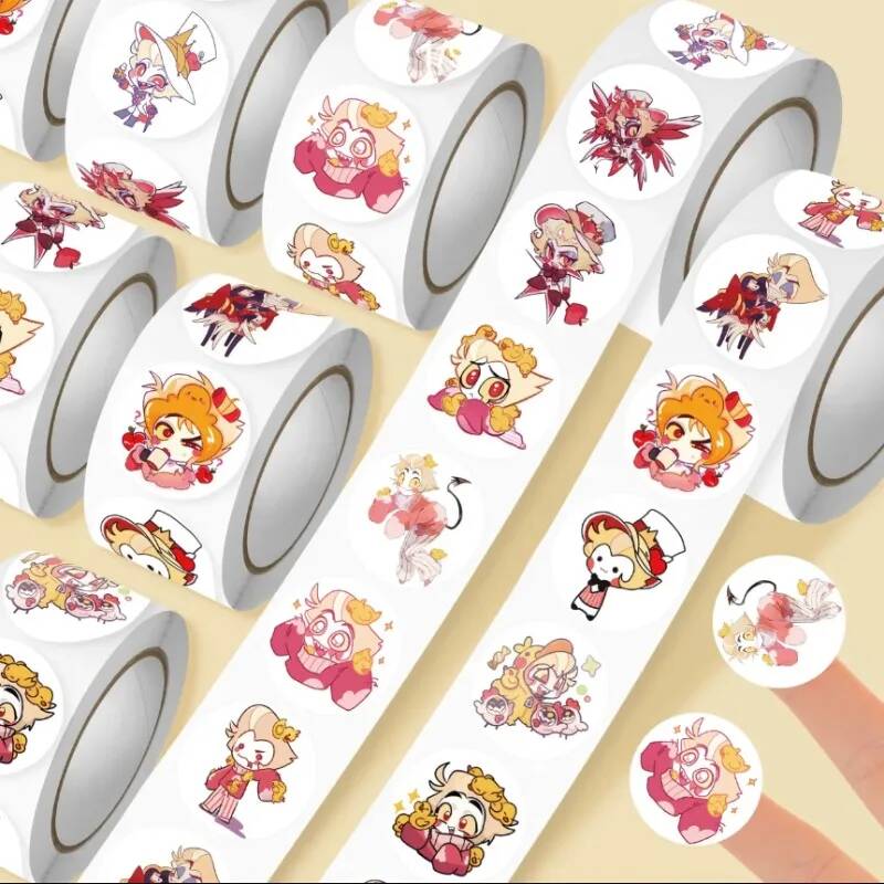 500 stuks/rol cartoon sticker  - Laptop Accessories Kids recensie en prijs