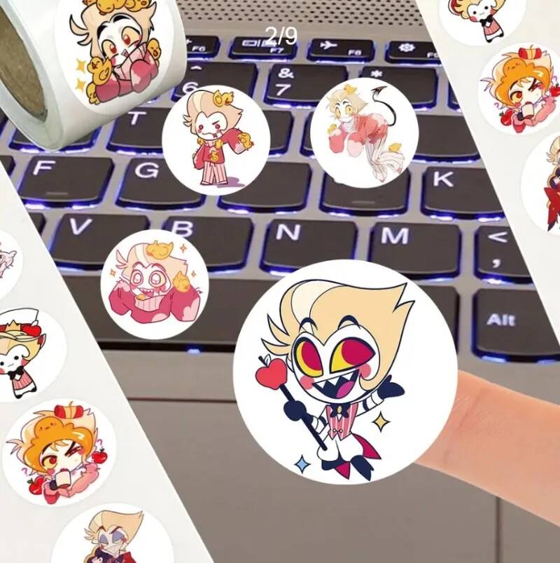 500 stuks/rol cartoon sticker  - Laptop Accessories Kids recensie en prijs