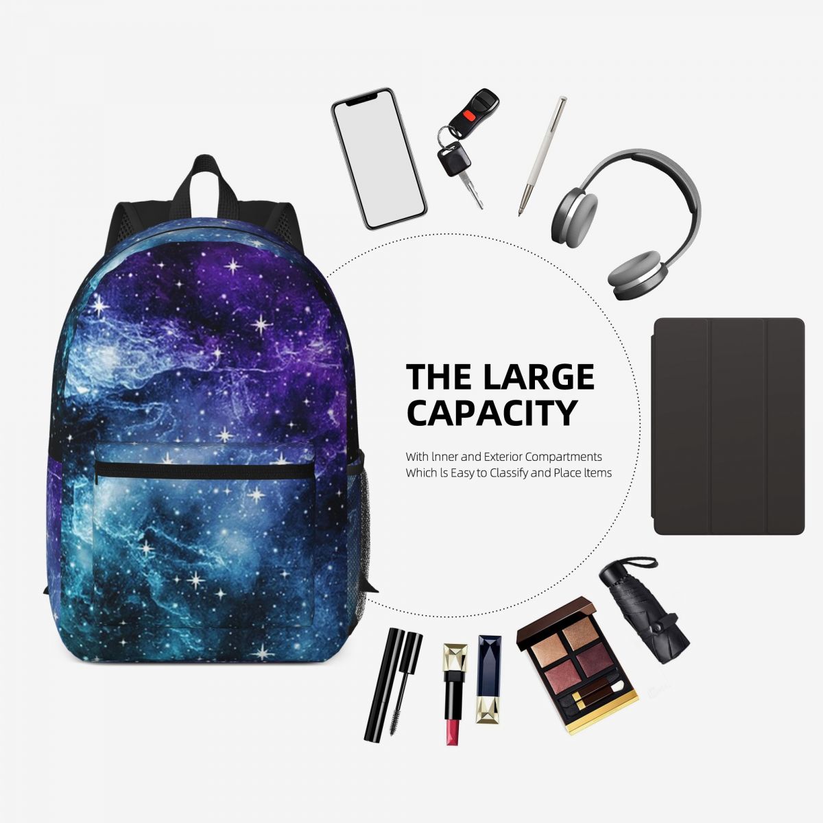 Paarse Teal Galaxy Nebula Drea - Laptop Accessories Women recensie en prijs