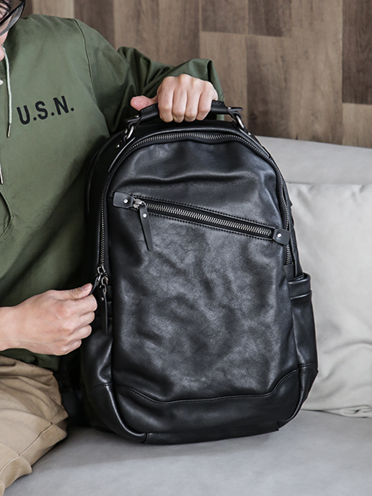 Echt leer grote capaciteit her - Laptop Accessories Women recensie en prijs
