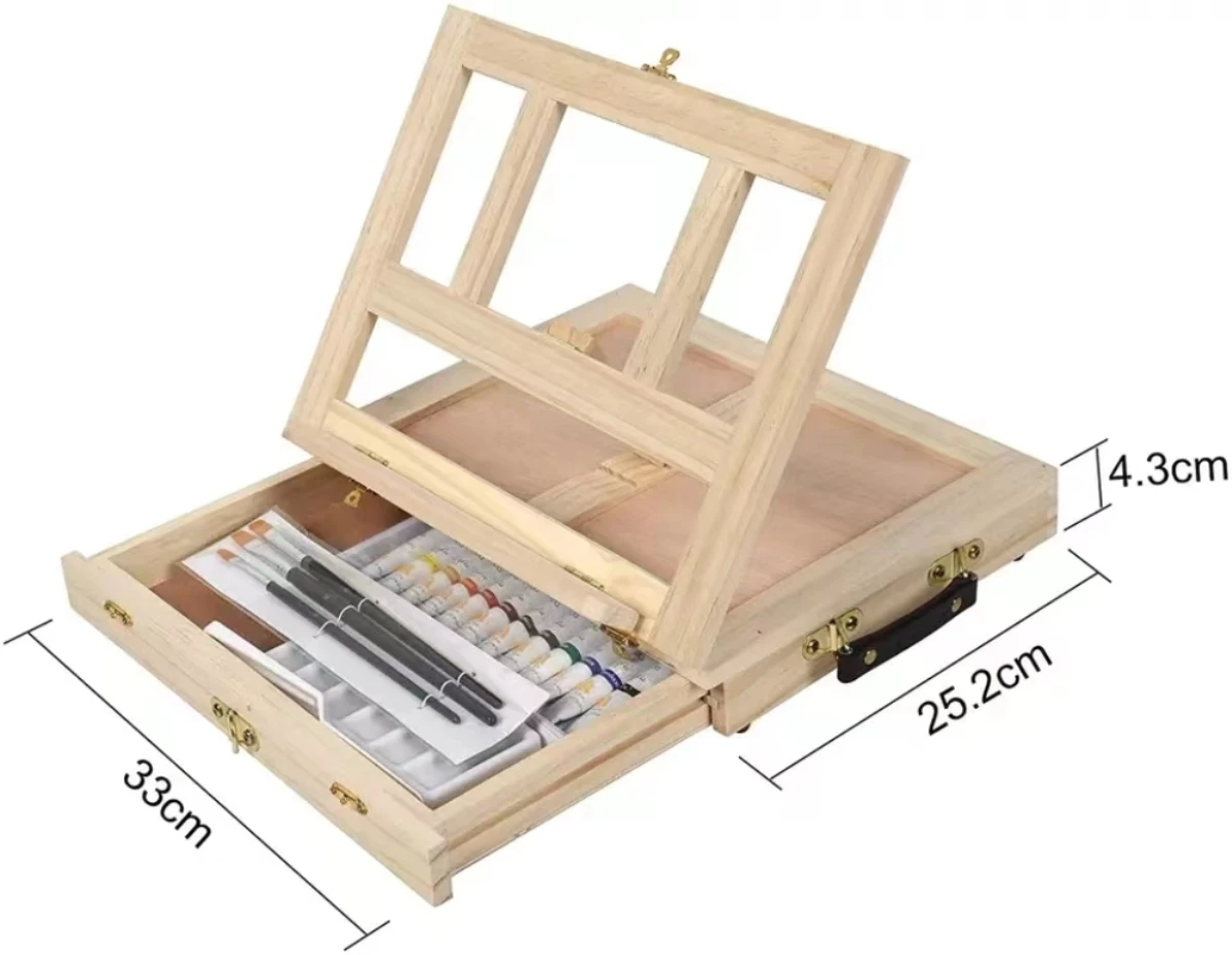 Draagbare houten tafelschilder - Laptop Accessories Kids recensie en prijs