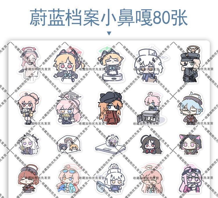 80 STKS Anime Blauw Archief So - Accessories Laptop recensie en prijs