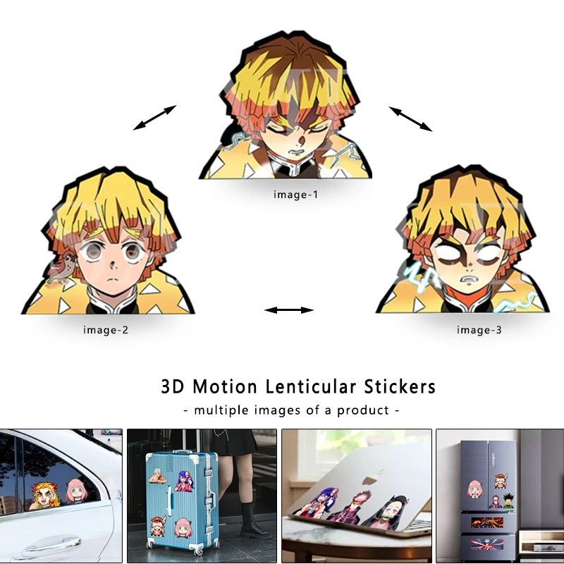 Demon Slaye Zenitsu 3d Lenticu - Laptop Accessories Kids recensie en prijs