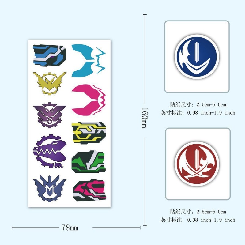 60 vellen Kamen Rider logo-sti - Accessories Laptop recensie en prijs